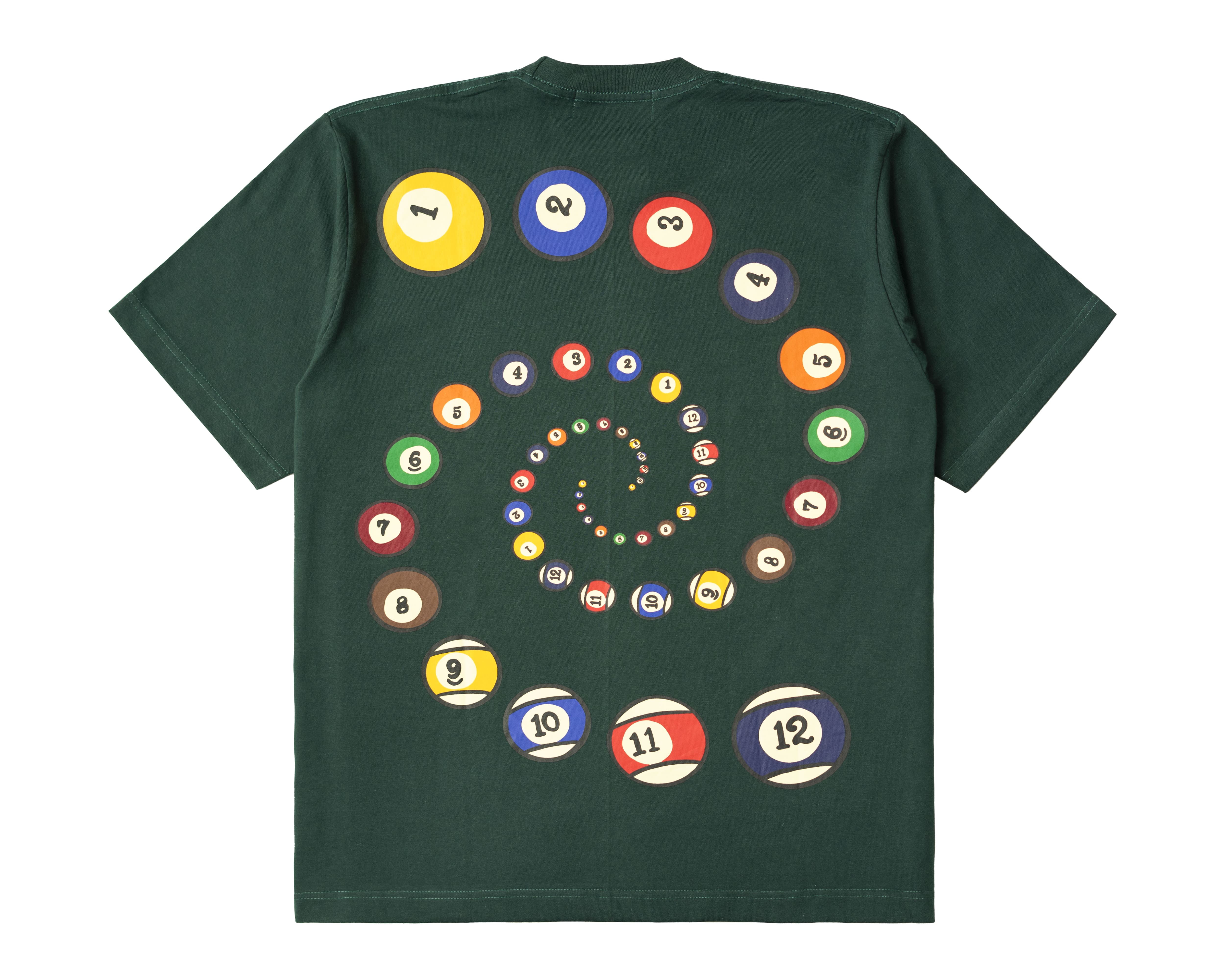 Green 8Bit Pool T-Shirt image 2