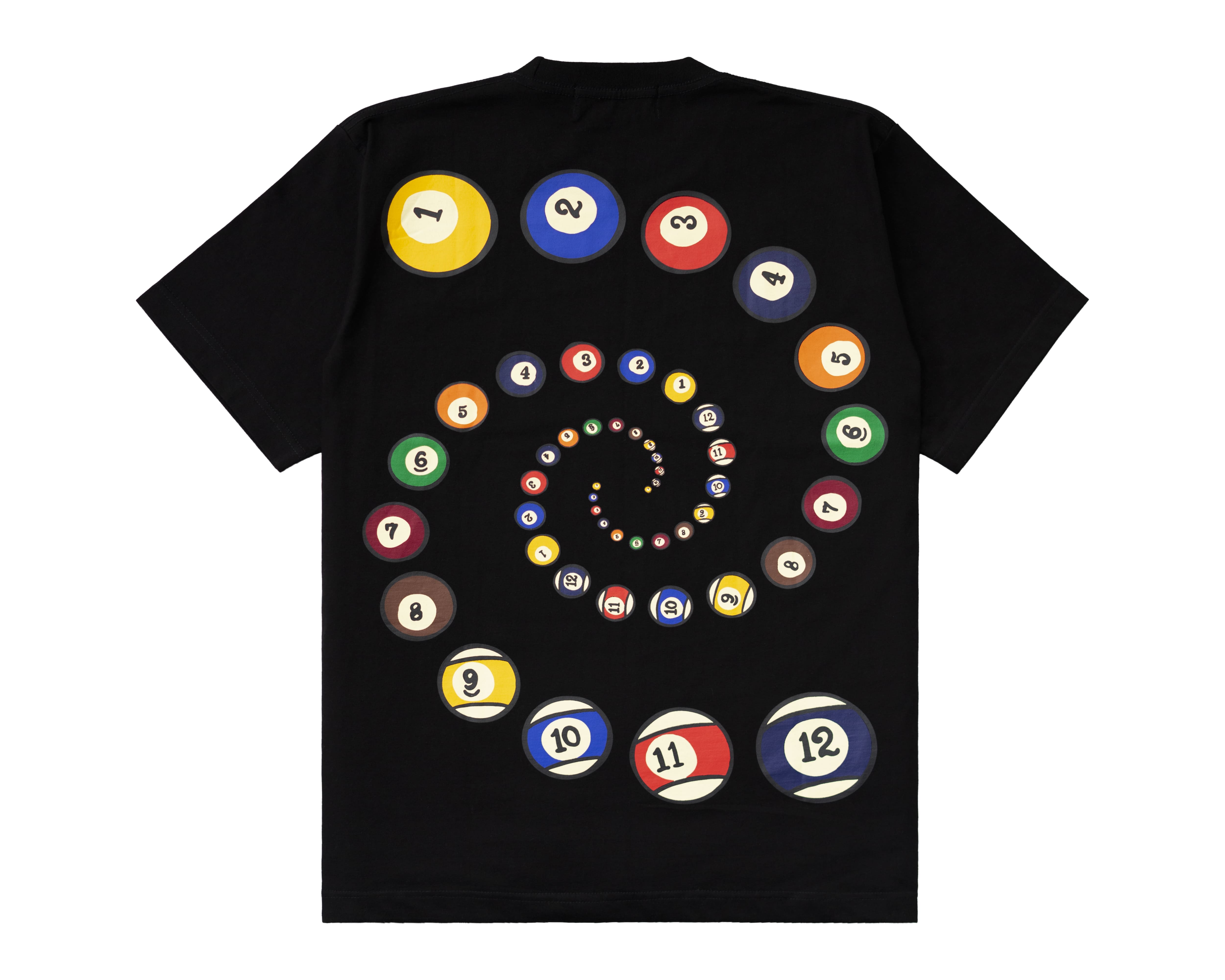 Black 8Bit Pool T-Shirt image 2